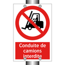 Conduite de camions interdite