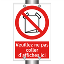 Veuillez ne pas coller d'affiches ici