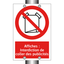 Affiches : Interdiction de coller des publicités