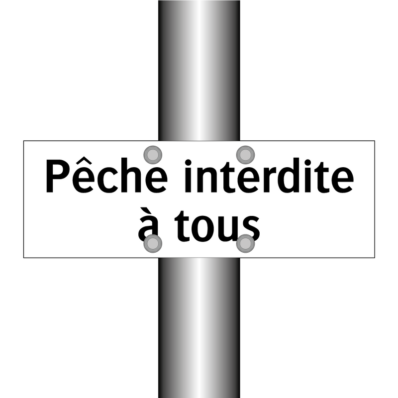 Pêche interdite à tous