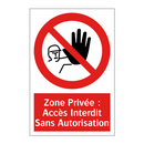 Zone Privée : Accès Interdit Sans Autorisation