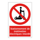 Stationnement de trottinettes électriques interdit