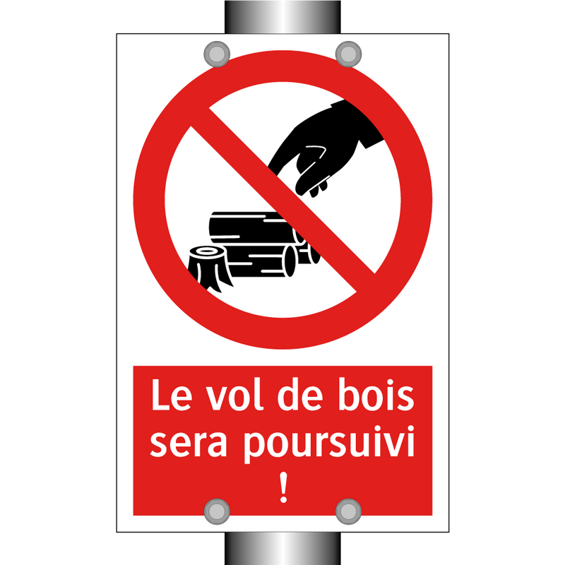 Le vol de bois sera poursuivi !