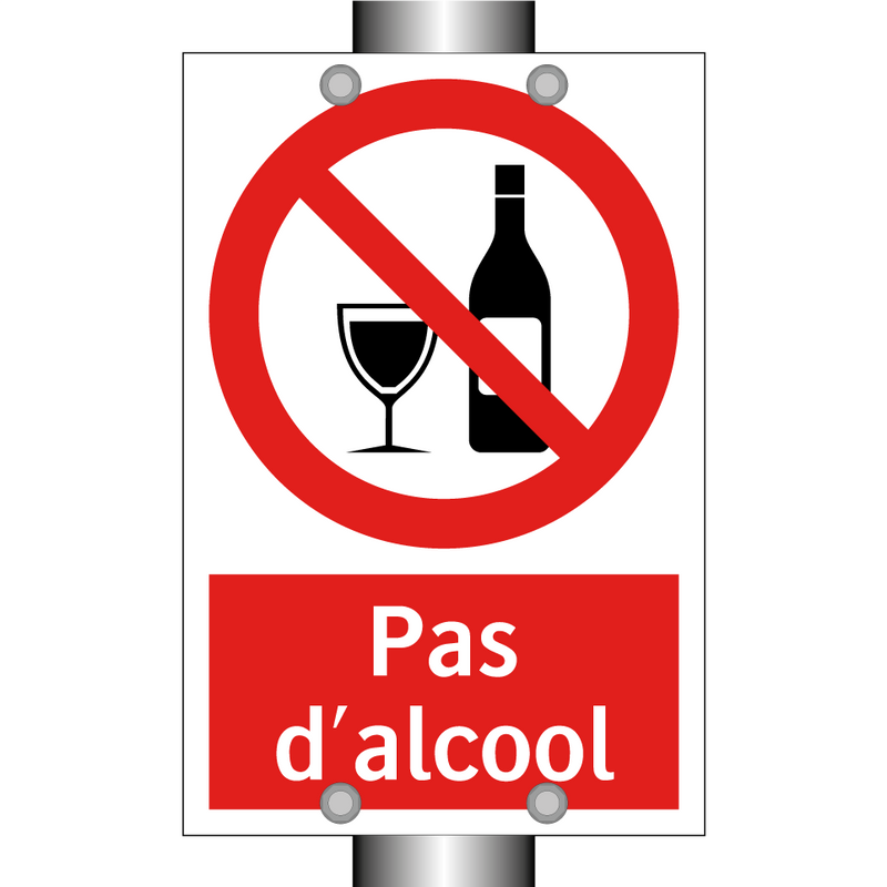 Pas d'alcool