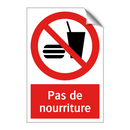 Pas de nourriture
