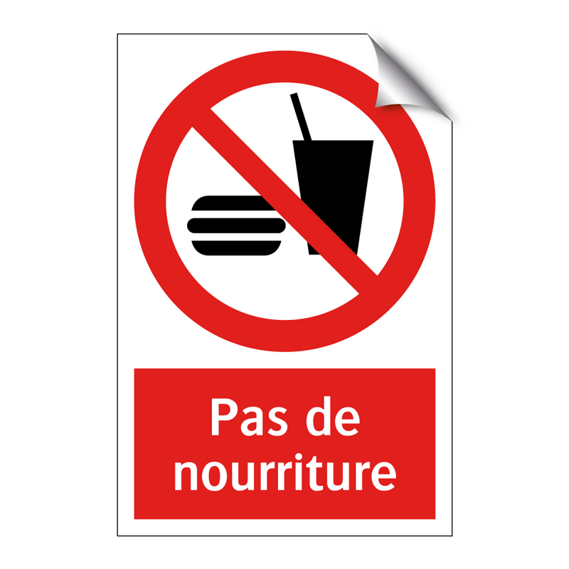 Pas de nourriture