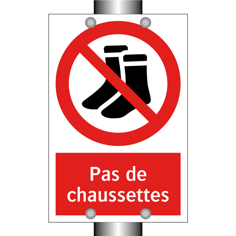Pas de chaussettes