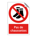Pas de chaussettes