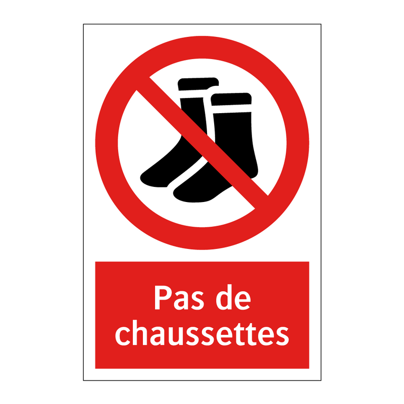 Pas de chaussettes
