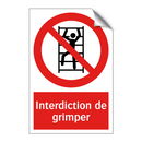 Interdiction de grimper