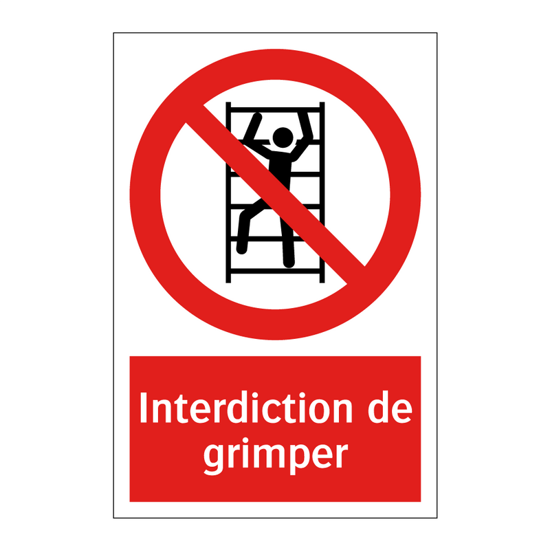 Interdiction de grimper