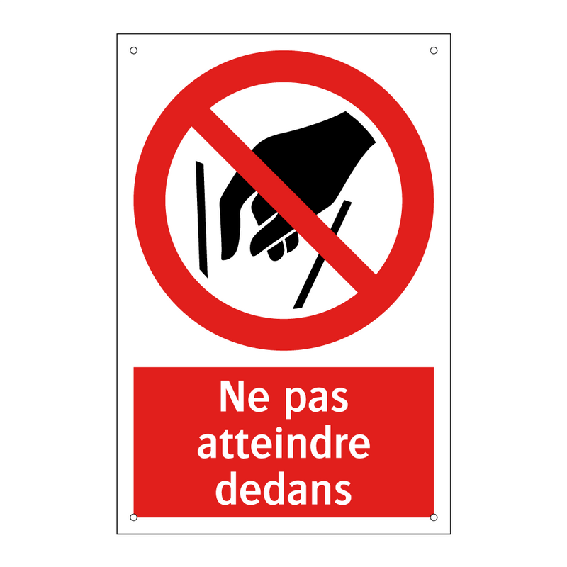 Ne pas atteindre dedans