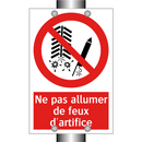 Ne pas allumer de feux d'artifice