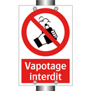 Vapotage interdit
