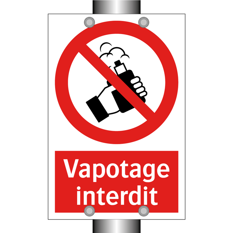Vapotage interdit