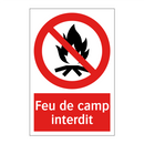Feu de camp interdit