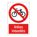 Vélos interdits