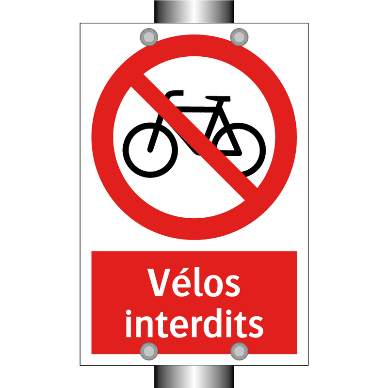 Vélos interdits