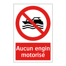 Aucun engin motorisé