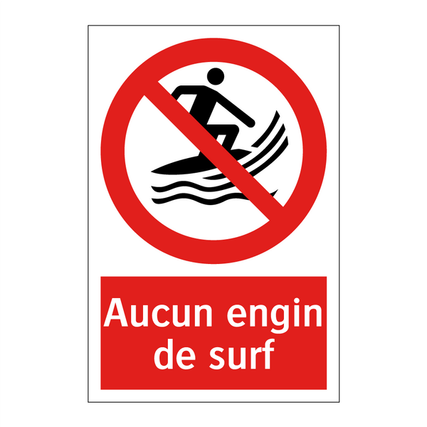 Aucun engin de surf