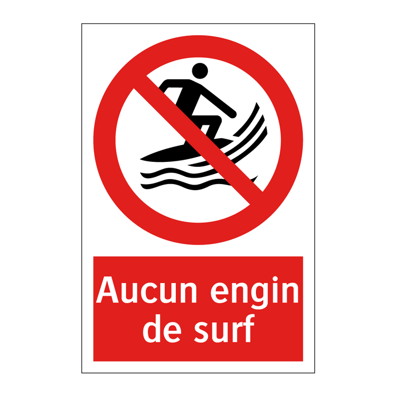 Aucun engin de surf