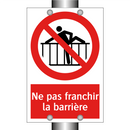 Ne pas franchir la barrière