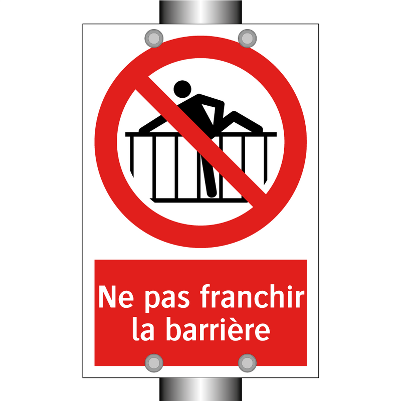 Ne pas franchir la barrière