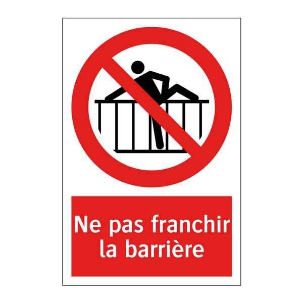 Ne pas franchir la barrière