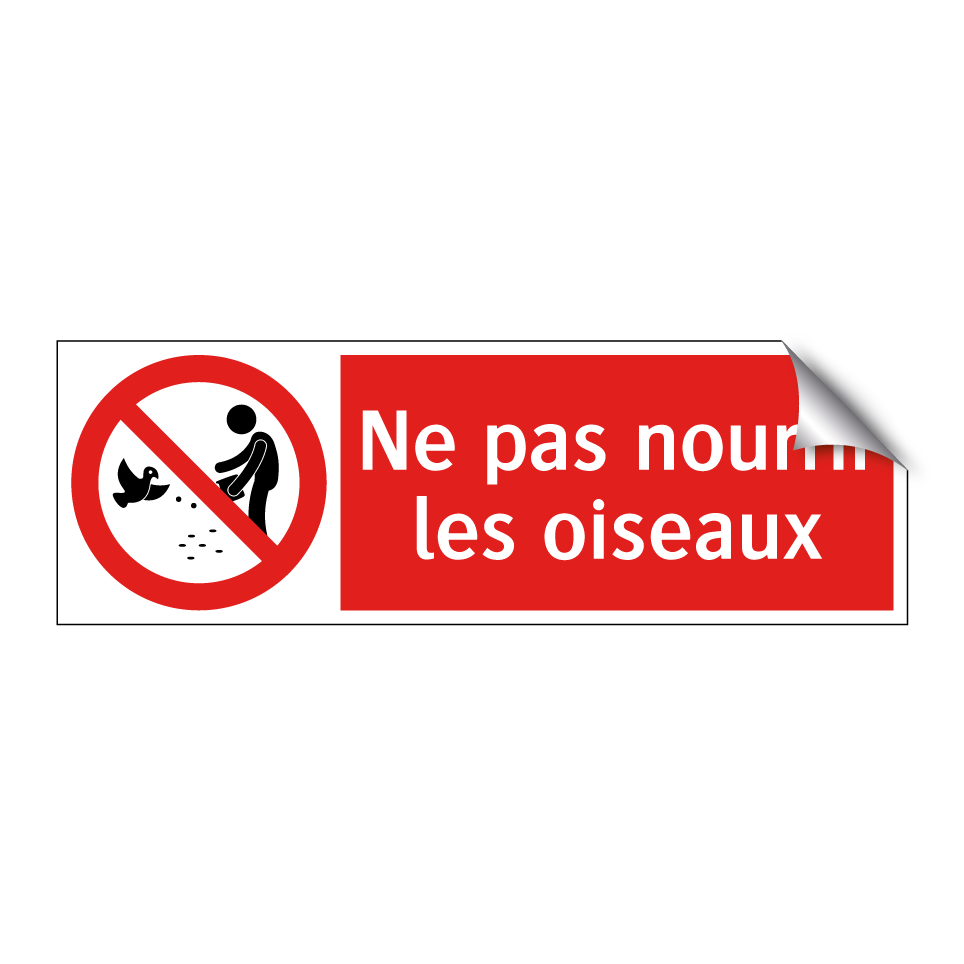 Ne pas nourrir les oiseaux