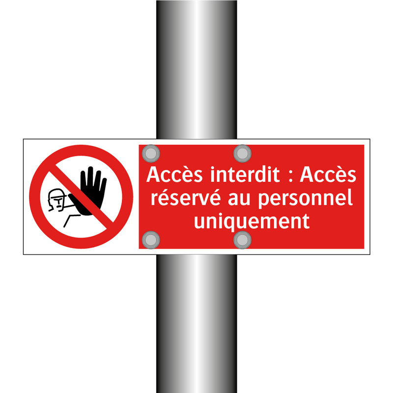 Accès interdit : Accès réservé au personnel uniquement