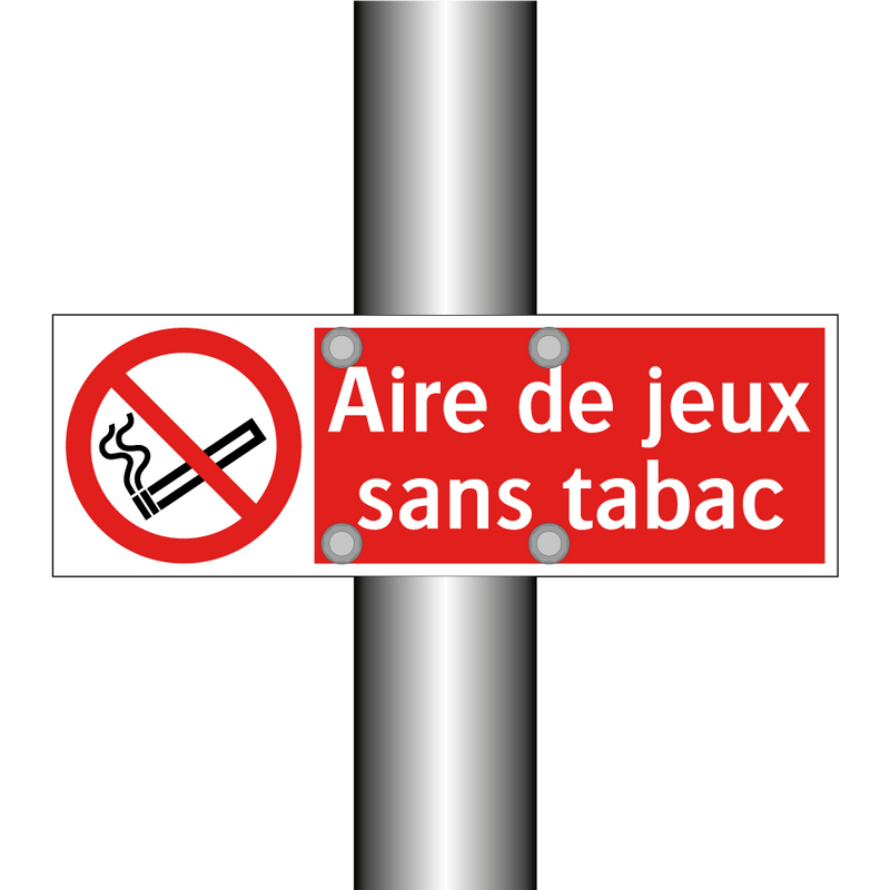 Aire de jeux sans tabac