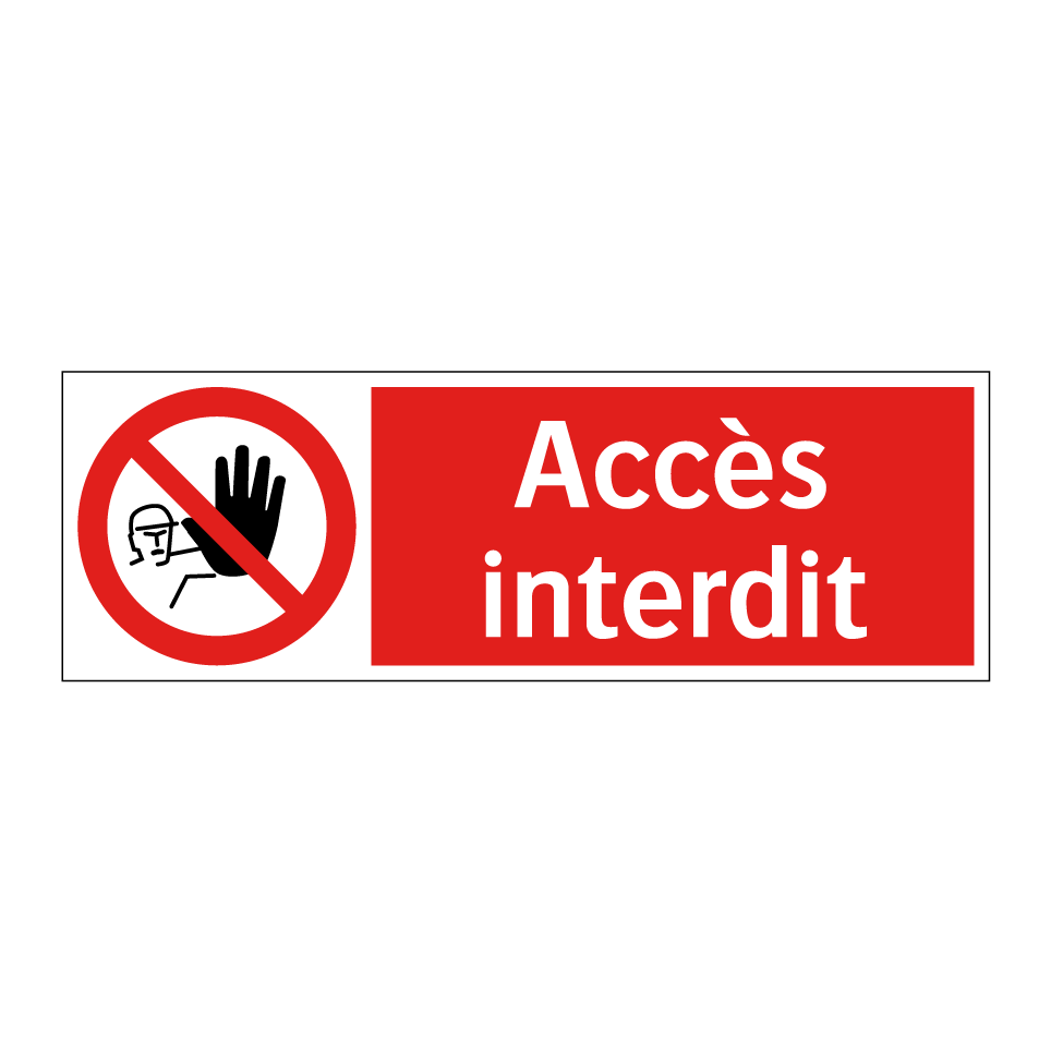 Accès interdit