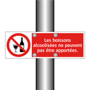 Les boissons alcoolisées ne peuvent pas être apportées.