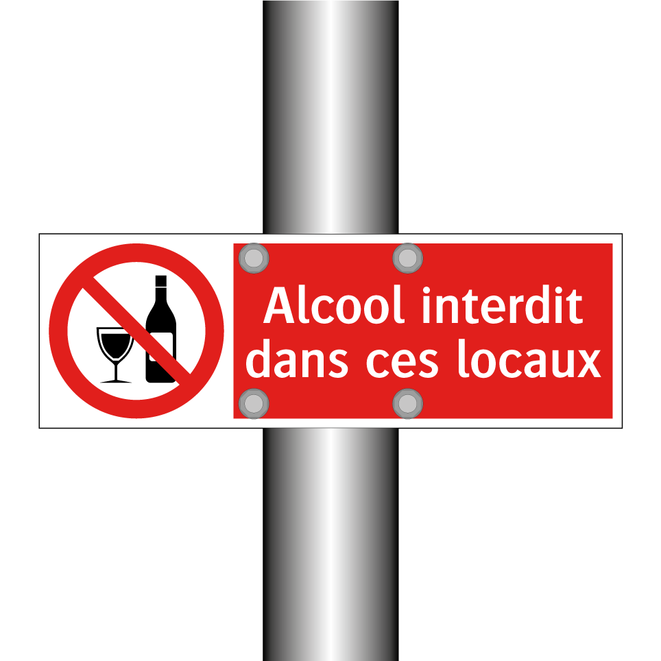 Alcool interdit dans ces locaux