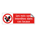 Les noix sont interdites dans ces locaux