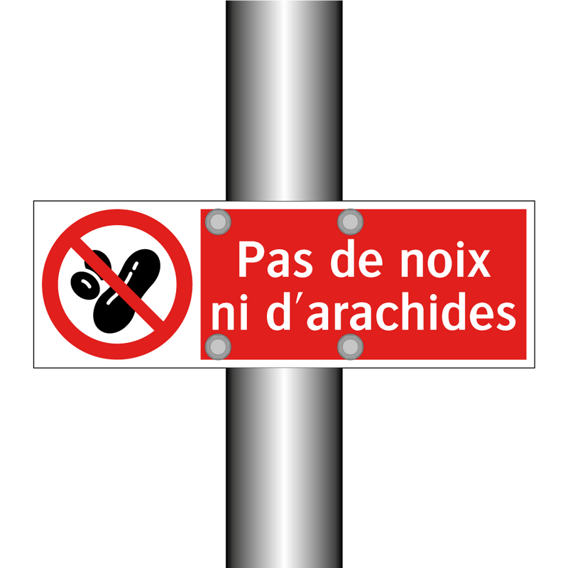Pas de noix ni d'arachides