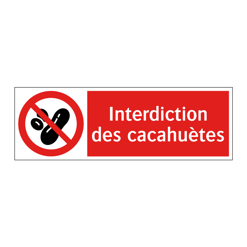 Interdiction des cacahuètes