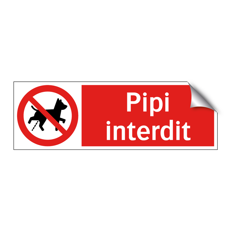 Pipi interdit