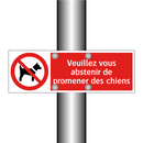 Veuillez vous abstenir de promener des chiens