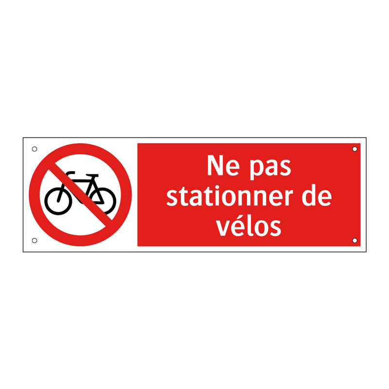 Ne pas stationner de vélos