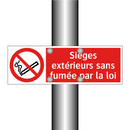 Sièges extérieurs sans fumée par la loi