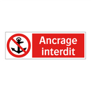 Ancrage interdit