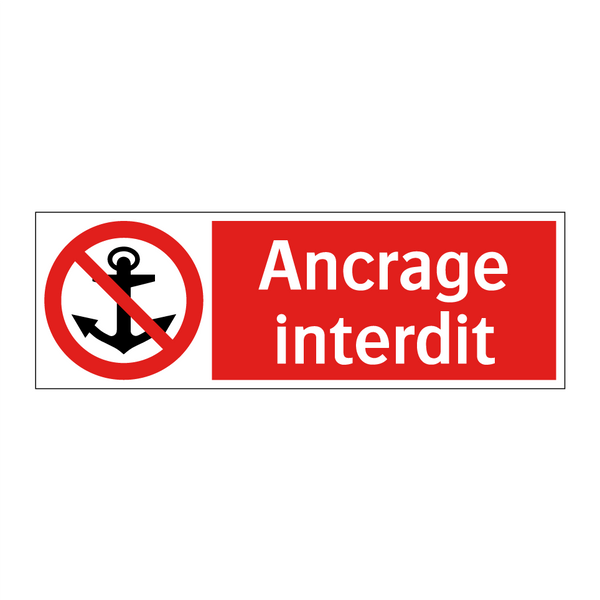 Ancrage interdit