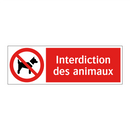 Interdiction des animaux