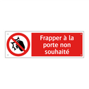 Frapper à la porte non souhaité