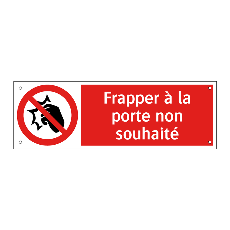 Frapper à la porte non souhaité