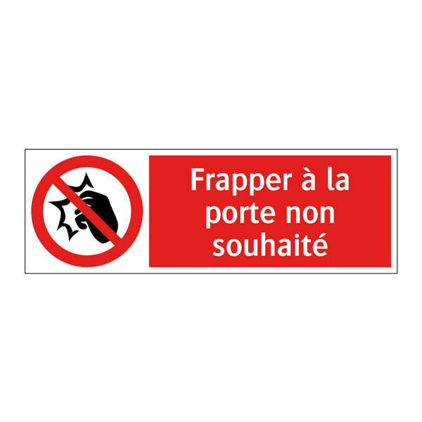 Frapper à la porte non souhaité