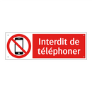 Interdit de téléphoner