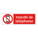 Interdit de téléphoner
