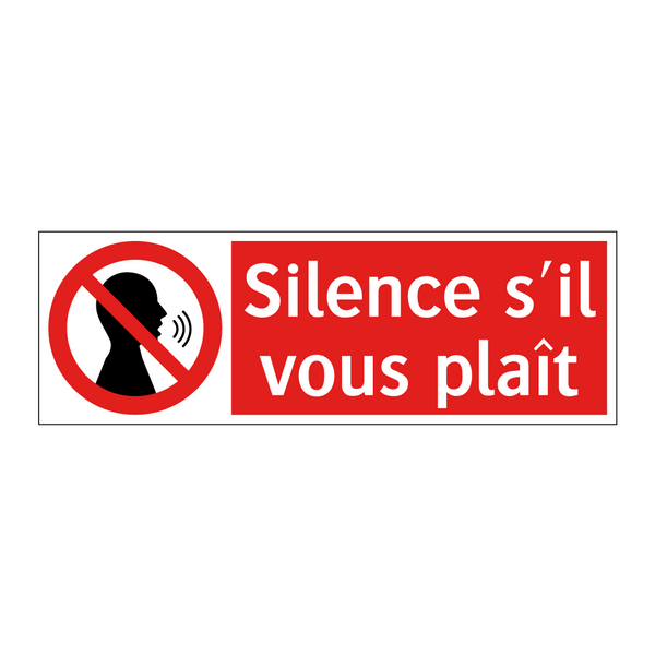 Silence s'il vous plaît